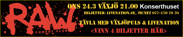 Raw Comedy den 24 mars - vinn biljetter